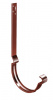 Крюк желоба длинный полоса 125/90 Ral 8004 Grand Line